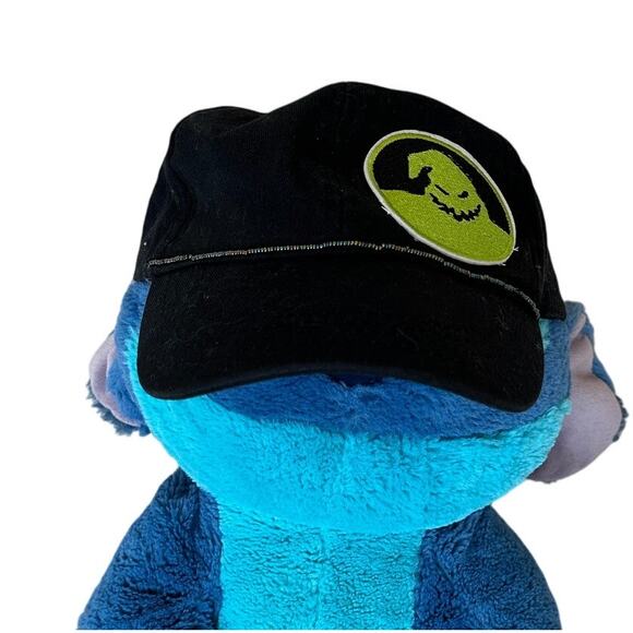 The Nightmare Before Christmas Baseball Cap Upcycled One of a Kind Oogie Boogie - Picture 1 of 5